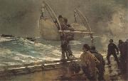 Winslow Homer Das Notsignal oil